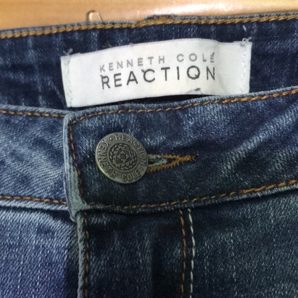 Kenneth Cole Reaction Skinny Jeans Dark Wash Size 8 - Picture 4 of 9